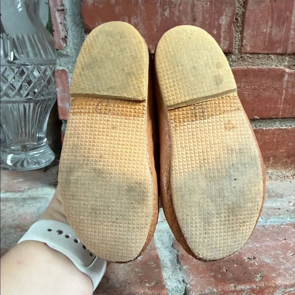 Kids handmade Polish Tan Leather Moccasins